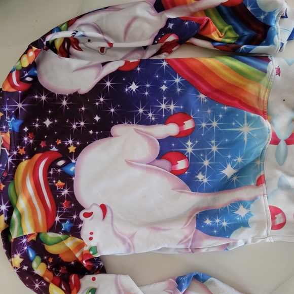 Colorful Unicorn Print Women's Sweater - Picture 1 of 3